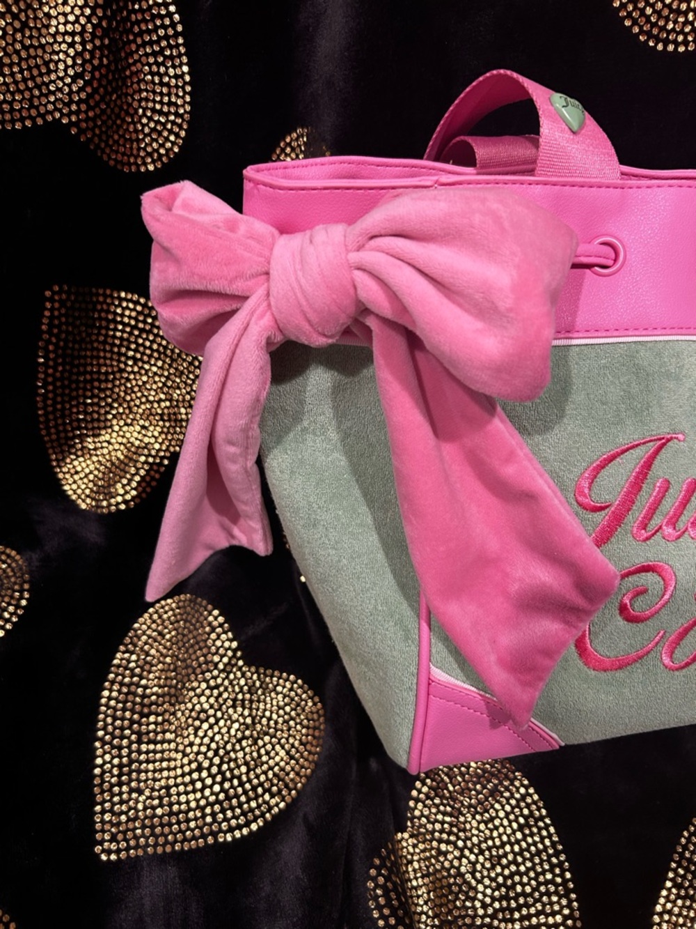 Juicy Couture Pink & Green Strawberry Tote - Picture 4 of 9